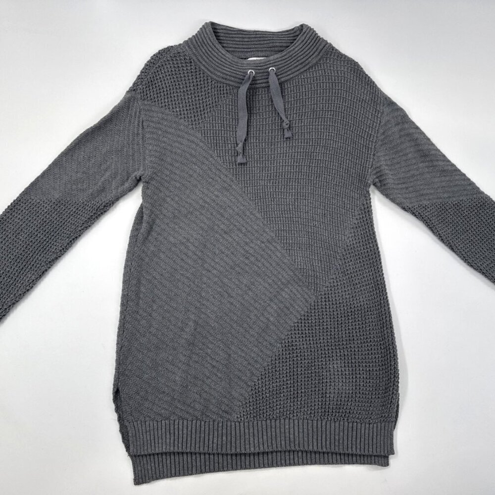 New Directions Sweater Dress Womens Small Oversized Ribbed Knit Cotton Winter